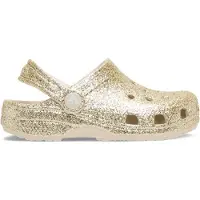 Crocs Classic Chunky Glitter Clogs Doré EU 28-29 Enfants