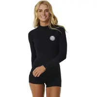 Rip Curl Premium Boyleg Long Sleeve Back Zip Uv Shorty Noir L Femme