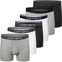 Camano Boxers gris chiné / noir / blanc