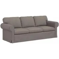 vidaXL Canapé Taupe 215 x 82 x 80 cm Mét¿¿