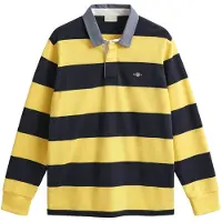 Gant 2004083 Long Sleeve Polo Jaune S Homme