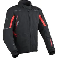 Dane Elling 2, veste textile pour moto, Gore-Tex, noire/rouge, taille XL