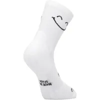 Sporcks Chaussettes Happy Mode Blanc, Taille XS.