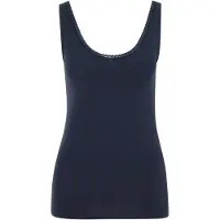We fashion Haut bleu foncé