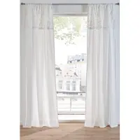 Bonprix Rideau en coton avec broderie (1 pce)