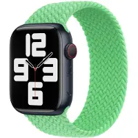 Apple Bracelet tressé pour Watch | 44/45/46/49 mm - Taille 4 - Vert vif