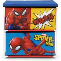 Arditex Spiderman Marvel 3 Drawer Storage Shelf Rouge Enfants