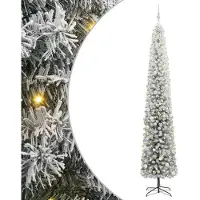 vidaXL Sapin de Noël artificiel Vert 300 cm PVC et acier et plastique