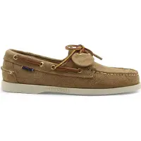 Sebago pour homme. 78123GW Portland Artisan Ox taupe Portland Artisan Ox Chaussures de bateau en cuir (41), Plat, Lacets, Casuel