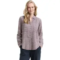 Tom Tailor Chemisier bordeaux / blanc