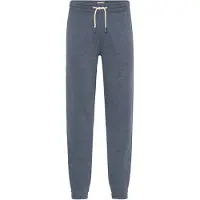 !Solid Pantalon 'SIMAS' bleu chiné / blanc