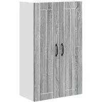 vidaXL Armoire murale LUCCA, gris Sonoma, 60 x 31 x 100 cm, aggloméré