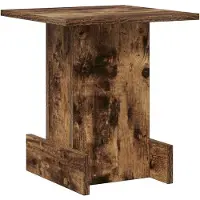 vidaXL Table d'appoint Chêne fumé 35,5 x 35 x 40 cm Bois d'ingénierie