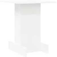 vidaXL Table d'appoint Blanc 44,5 x 45 x 55 cm Bois d'ingénierie