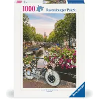 Ravensburger 12000780 Puzzle Vélo et fleurs à Amsterdam 1000 pièces 12000780