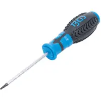 Bgs Tournevis torx avec perçage T8 tige 80 mm manche bicomposant antidérapant