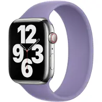 Apple Bracelet Boucle unique en Silicone Watch | 38/40/41/42 mm - Taille 7 - English Lavender