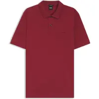 BOSS Pallas polo en piqué de coton avec logo brodé