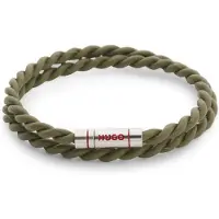HUGO 50552596 Bracelet Vert Homme