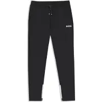 BOSS Active Bas de survêtement en gabardine stretch avec ourlets zippés