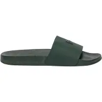 Superdry Homme Imprimé De Logo Sd &amp; Co. Claquettes De Piscine, Vert Foncé - Pointure: 6-7