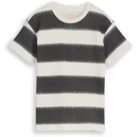 Tom Tailor T-Shirt anthracite / blanc cassé