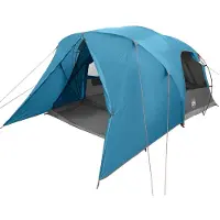 vidaXL Tente dôme pour 4 personnes, bleue