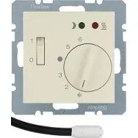 Hager Berker Thermostat de chauffage au sol avec interrupteur à contact - 20348982