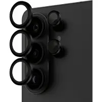 Apple Hoops Optic Rings Protection caméra pour Samsung Galaxy S26 Ultra - Noir