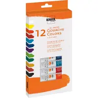 Kreul Gouache Ensemble de peintures à la gouache El Greco 12x12 ml