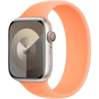 Apple Bracelet solo en silicone pour Watch | 44/45/46/49 mm - Taille 5 - Orange Sorbet