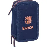 FC Barcelona 412526857 F.c Barcelona 2nd Kit Triple Filled 37 Pieces Pencil Case Blue Man Blue One Size