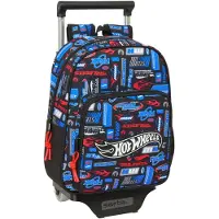 Hot Wheels Hot Sac à dos à roulettes Noir Noir One Size