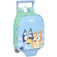 Bluey Sisters Mini sac à dos à roulettes bleu bleu One Size