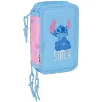 Disney Trousse Stitch Bright 12.5x19.5x5.5 Cm Triple
