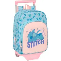 Safta Sac à Dos à Roulettes Stitch Ohana 10l 26x34x11 Cm