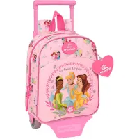 Safta Princesas Disney 6l 22x27x10 Cm Mini Wheeled Backpack Rose Enfants