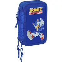 Sonic the Hedgehog triple trousse à crayons 37 pièces