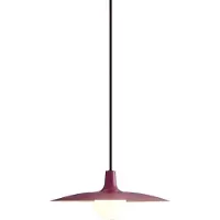 QAZQA Suspension rétro violette pour système de rail monophasé - Slimline Panzi