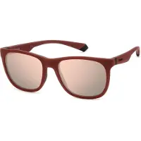 Polaroid Lunettes de Soleil PLD 2140/S 55/18/145 Matte burgundy black Rubber UNISEX PLD 2140/S