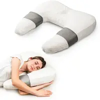 InnovaGoods Oreiller - - U - Viscoélastique - Ergonomique - Lavable