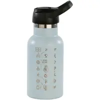 Runbott 350 Ml Rmcf+iconos Thermal Bottle Argenté