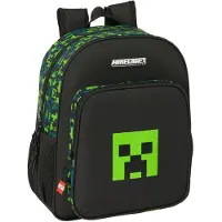 Minecraft Tnt 15 l 32 x 12 x 38 cm 612547640 Sac à dos noir Enfants Noir Taille unique