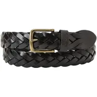 Levi's Ceinture 'Leather Braid Belt' noir