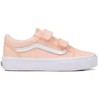 Vans Baskets basses enfant Old Skool V GLITTER Apricot Glow filles - Doré - 27 1/2