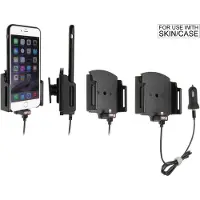 Brodit Support de Téléphone Universel Voiture Tableau de Bord 75 - 89 mm avec Chargeur Lig