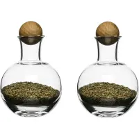Sagaform Nature carafes pour condiments, 0,2 l, 10 cm, 2 pcs.