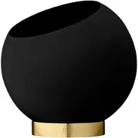 AYTM Globe Pot de Fleurs Ø17 cm | Black | Gold
