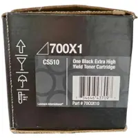 Lexmark 700X1 70C0x10 Toner noir (équivalent à 70C2XK0 ) -A