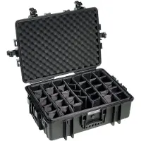B&W Valises d'extérieur B&W Type 6500 zwart + Verdeler